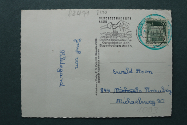 Postcard PC Berchtesgadener Land / 1971
